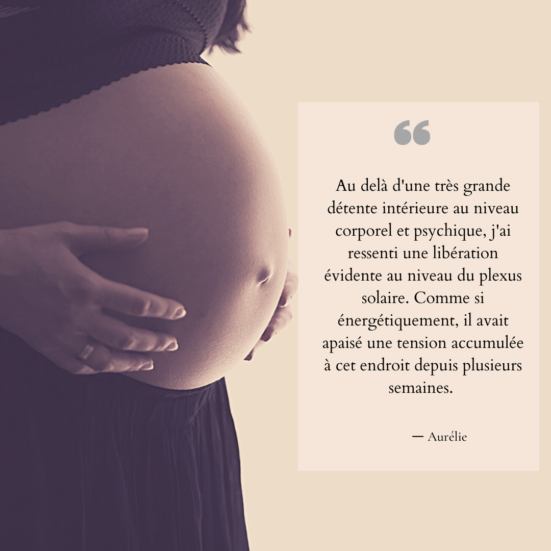 Massage femme enceinte – les mots d’Aurélie